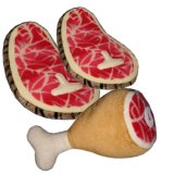 【ヒップドギーのおしゃれトイ】お肉好きのミートコレクション★在庫処分半額★