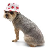 【ドゴペットファッションの犬用帽子】ストロベリー・バケット・ドッグハット