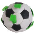 画像1: 【犬専用設計の多機能ボールトイ】ハイパーペット グラブタブ付き サッカーボール (1)