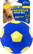 画像1: 【低音サウンドがかわいいミニゴムトイ】ペットスポーツ・ナチュラルフレックス・サッカーボール (1)