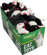 【本物そっくり！ねずみ型おもちゃ】マルチペット ファーマウス キャットトイ