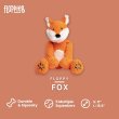 画像5: 【スクイーカー入りふわふわぬいぐるみ】ファブドッグ・フロッピー（フォックス） (5)